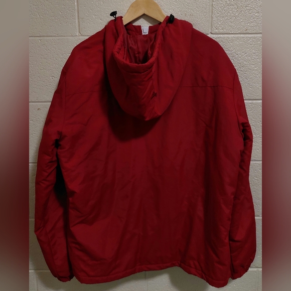 Red Windbreaker Jacket - Picture 3 of 4